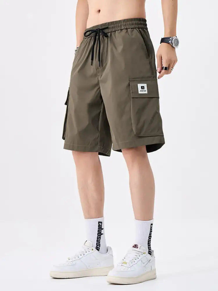 Men’s Plus Size Loose Fit Drawstring Shorts