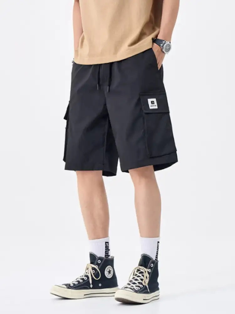 Men’s Plus Size Loose Fit Drawstring Shorts