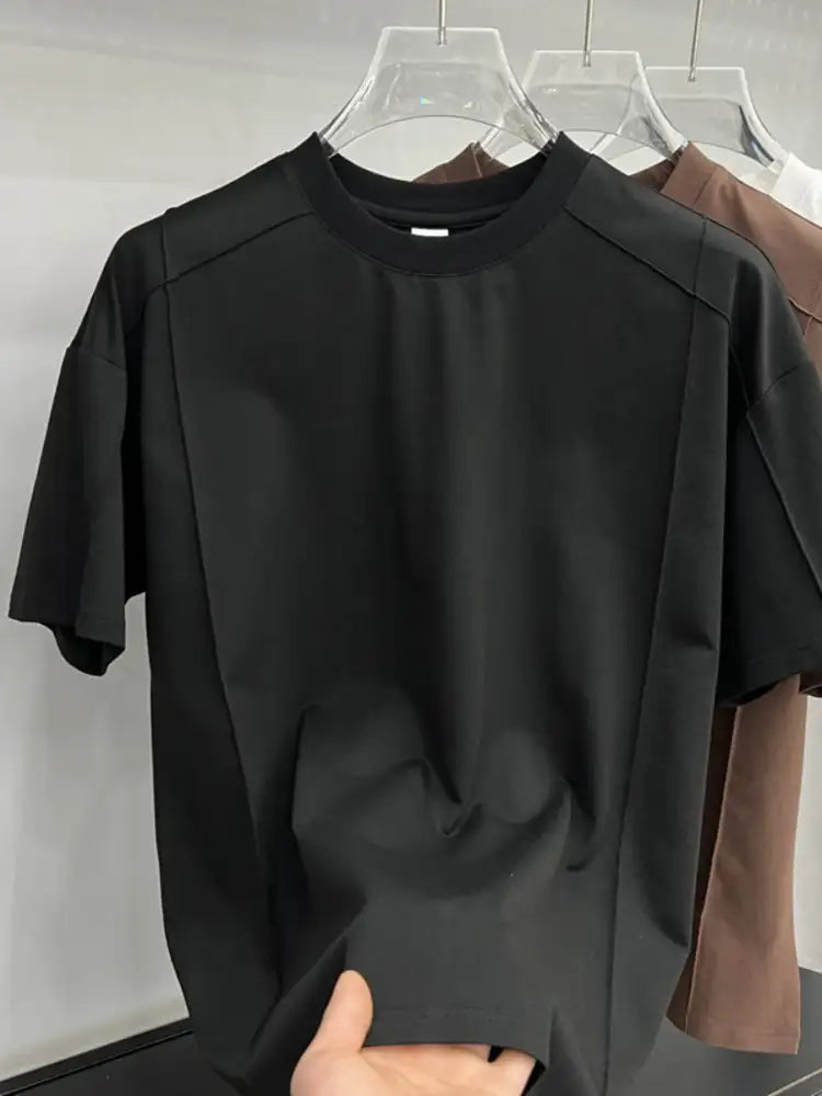 Men’s Plus Size Oversized Round Neck T-Shirt