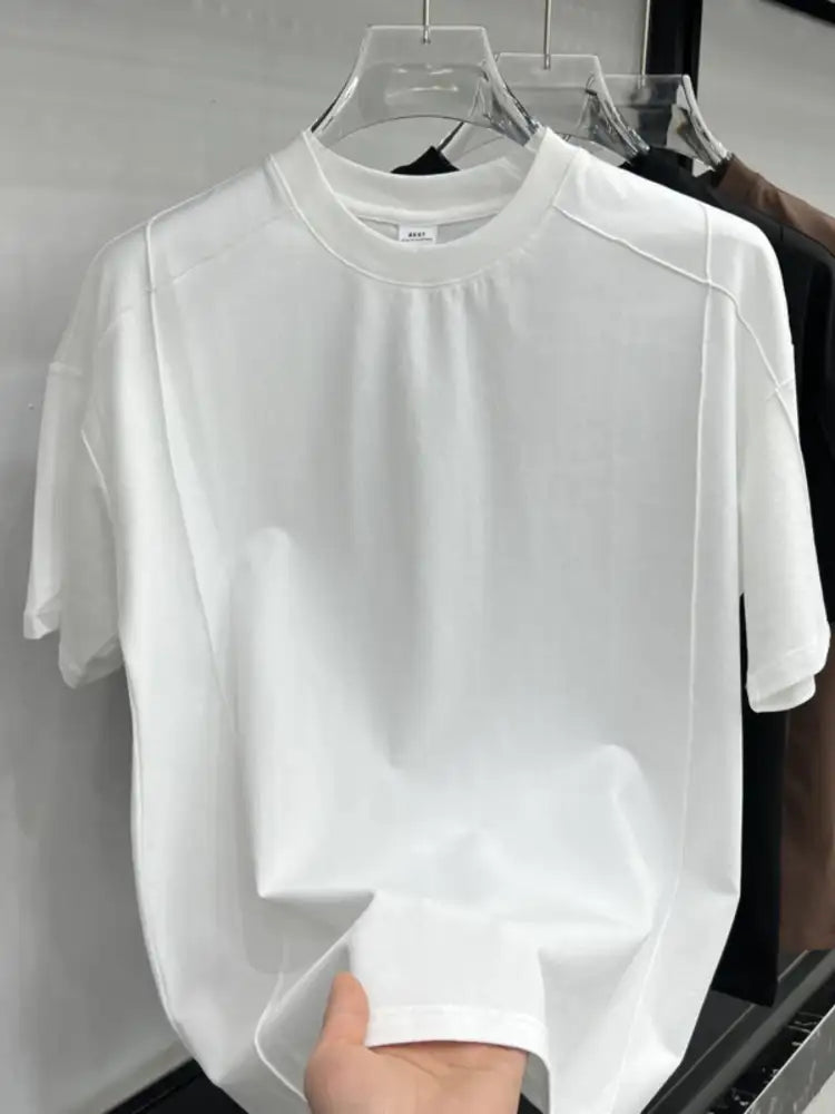 Men’s Plus Size Oversized Round Neck T-Shirt