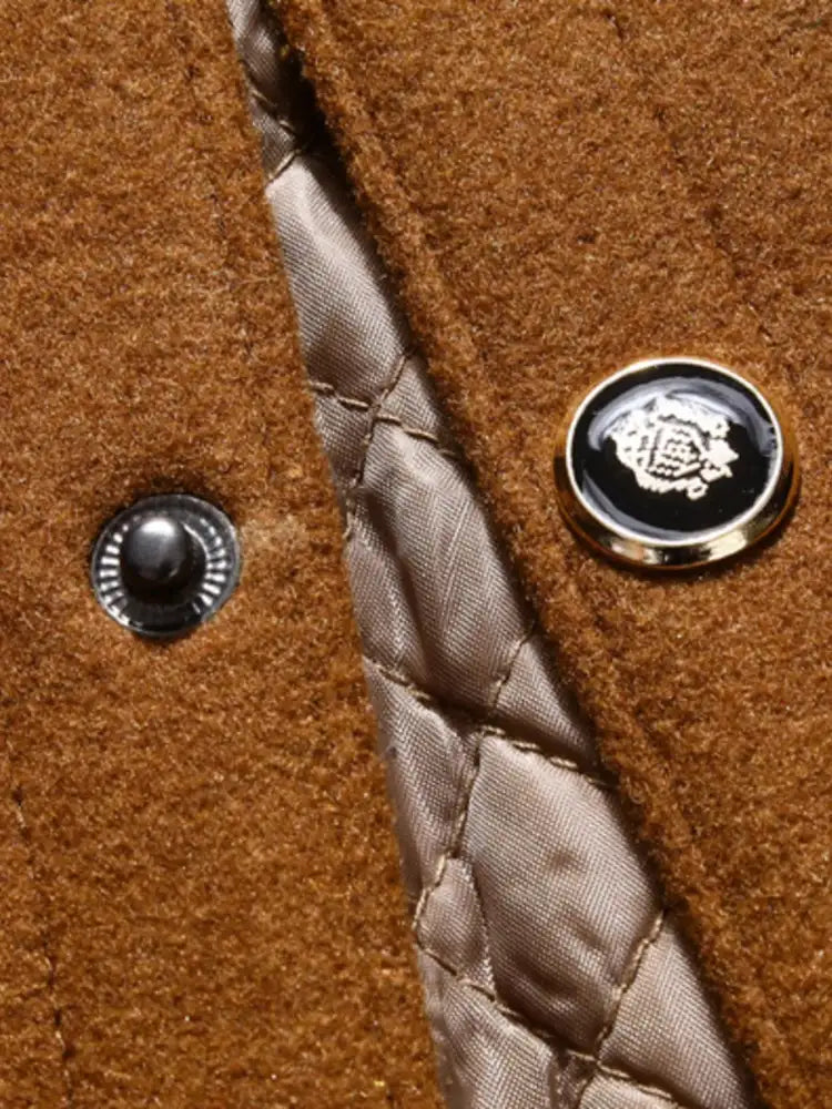 Men’s Plus Size Quilted Inner Long Sleeve Coat