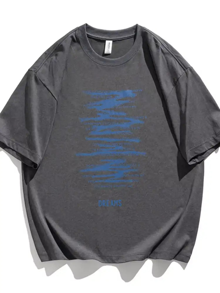 Men’s Plus Size Round Neck Half Sleeve T-Shirt