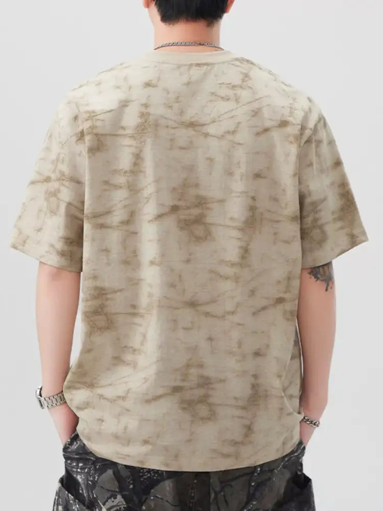 Men’s Plus Size Round Neck Half Sleeve T-Shirt