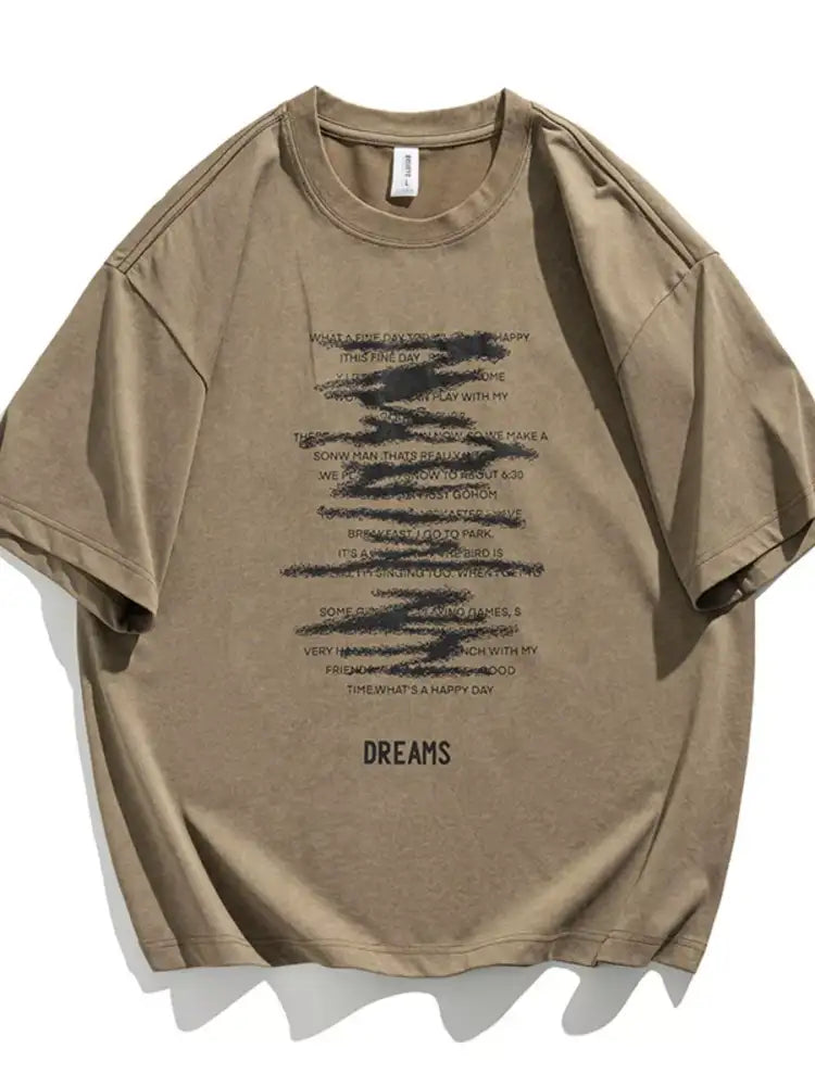 Men’s Plus Size Round Neck Half Sleeve T-Shirt