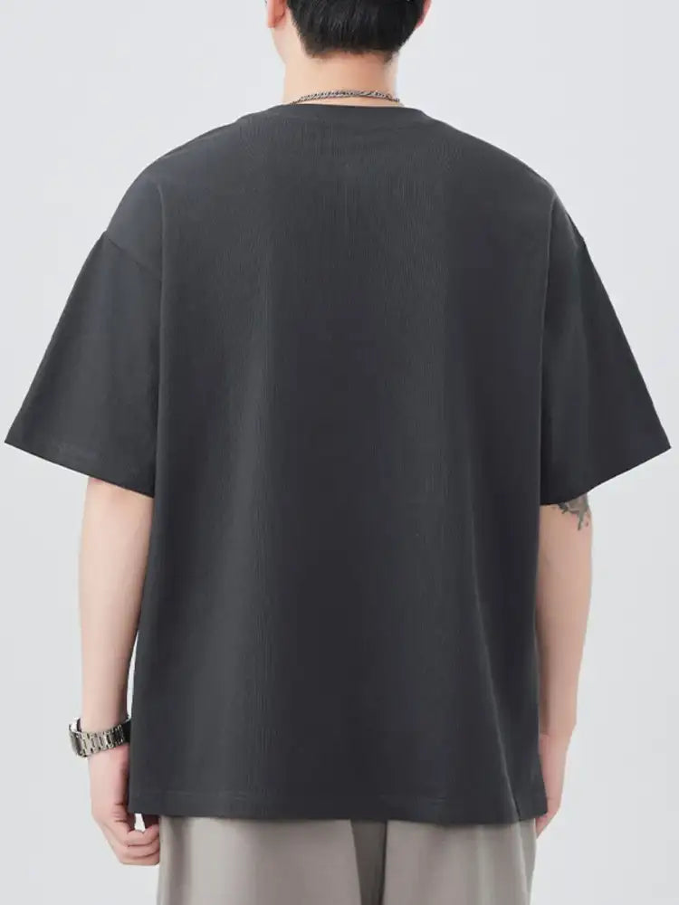 Men’s Plus Size Round Neck Half Sleeve T-Shirt