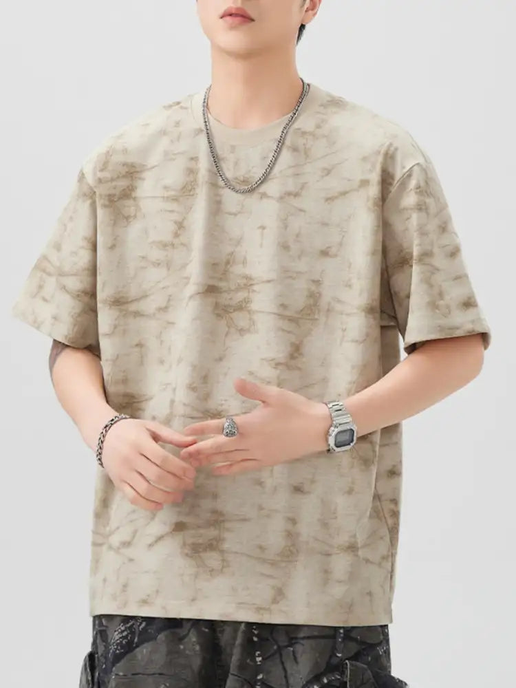 Men’s Plus Size Round Neck Half Sleeve T-Shirt