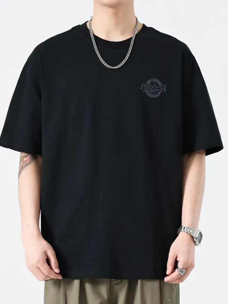 Men’s Plus Size Round Neck half Sleeve T-Shirt