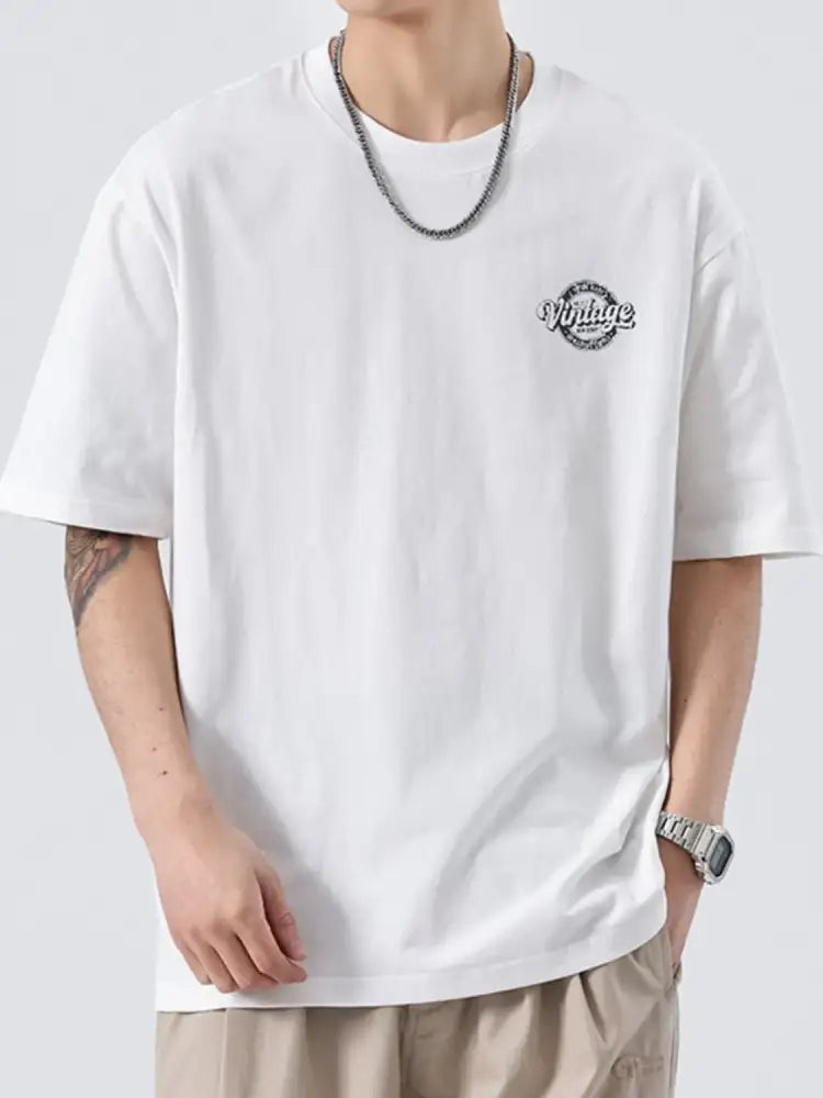 Men’s Plus Size Round Neck half Sleeve T-Shirt