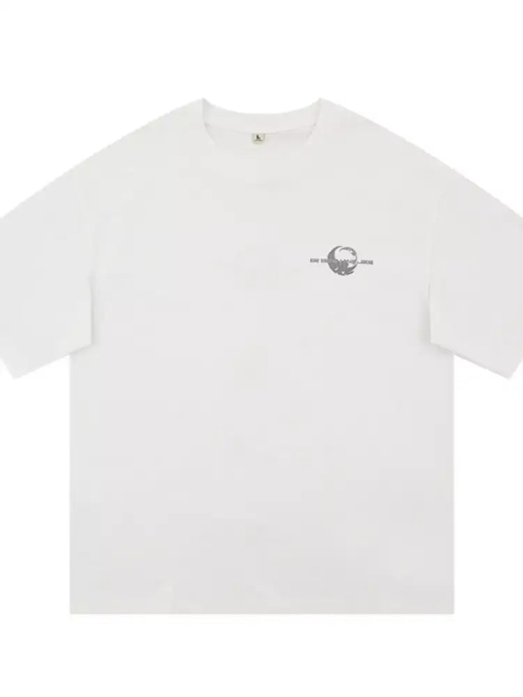 Men’s Plus Size Round Neck Short Sleeve T-Shirt