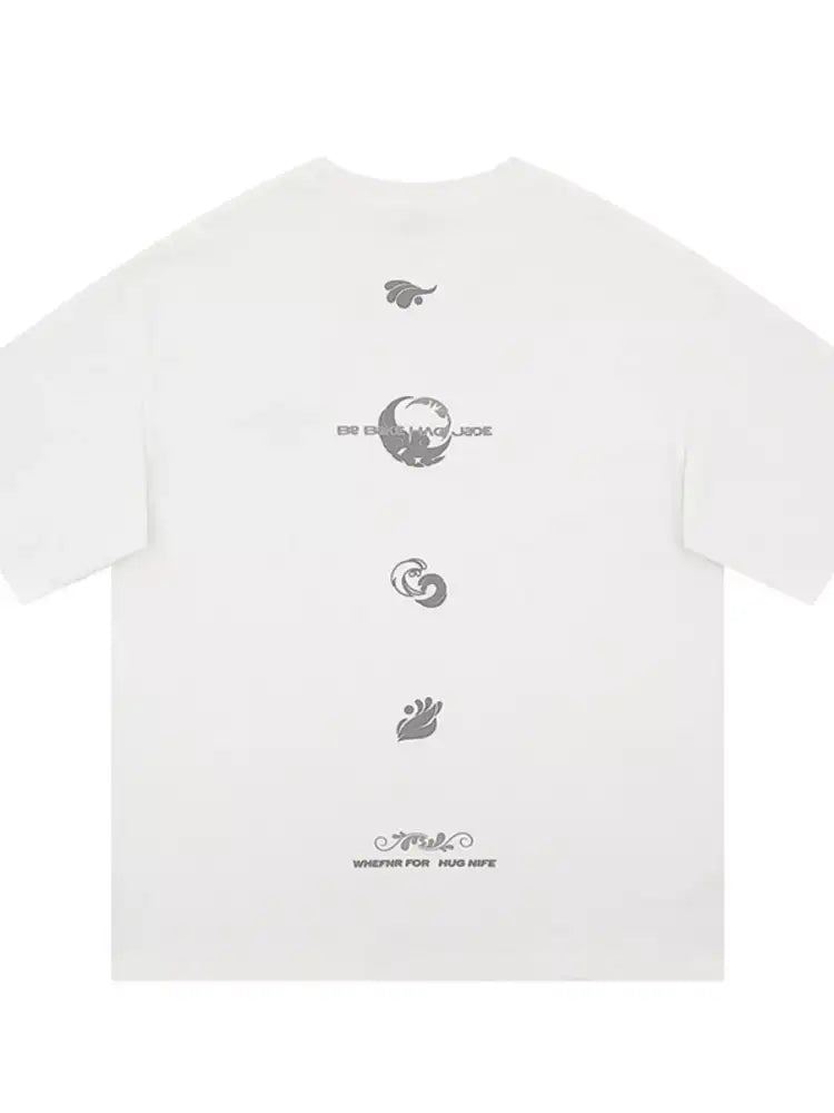 Men’s Plus Size Round Neck Short Sleeve T-Shirt