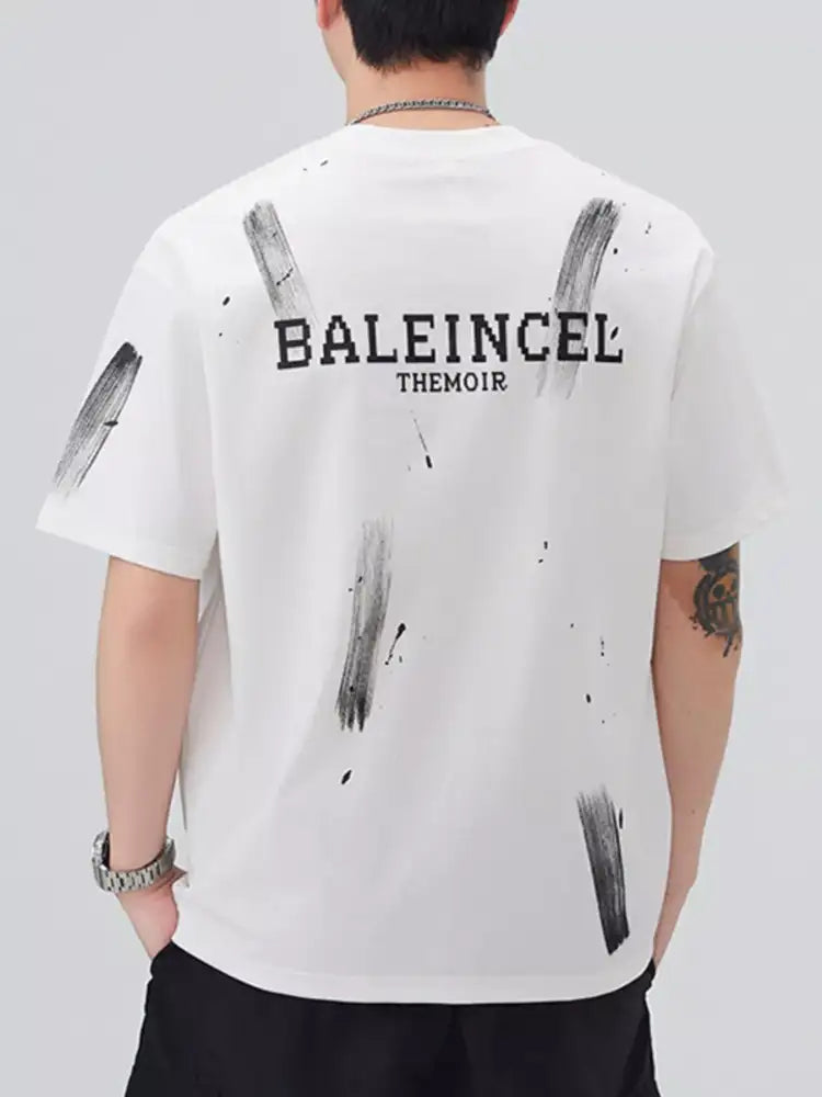 Men’s Plus Size Round Neck Short Sleeve T-Shirt