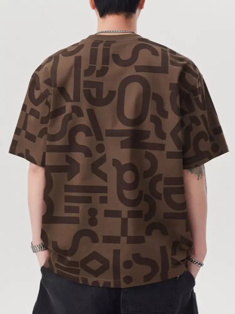 Men’s Plus Size Round Neck Short Sleeve T-Shirt