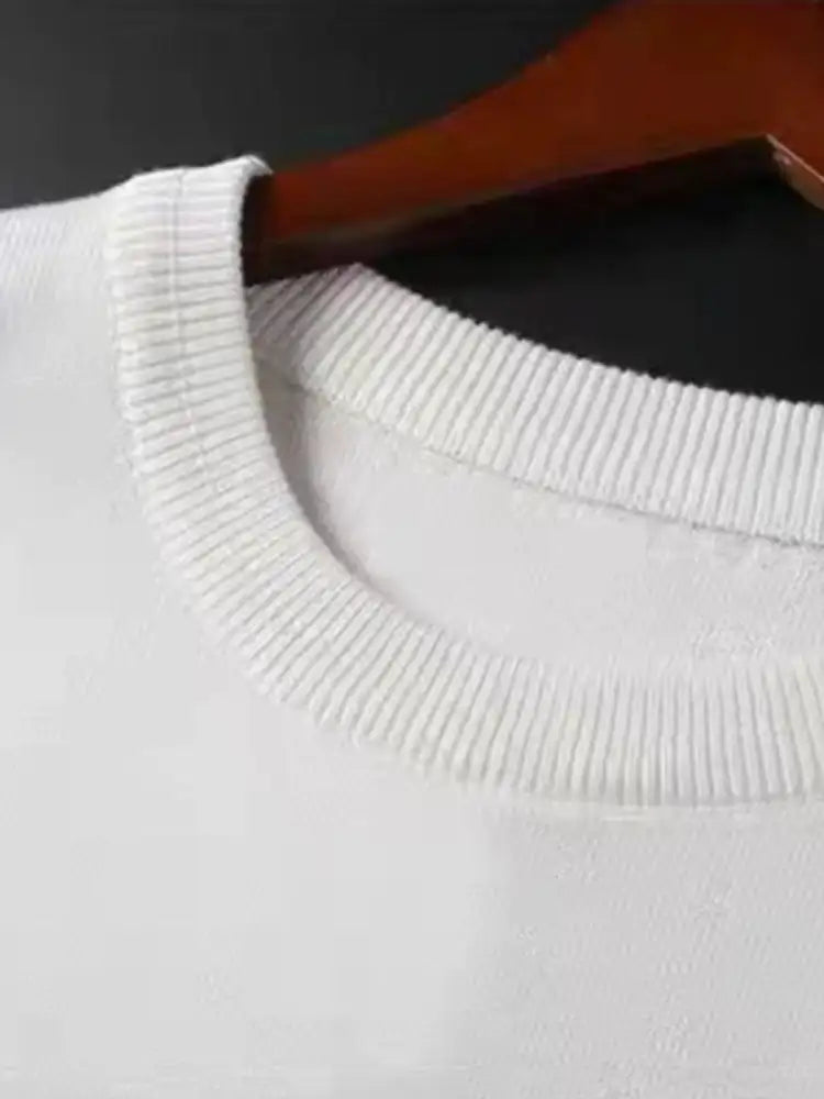 Men’s Plus Size Round Neck Short Sleeve T-Shirt