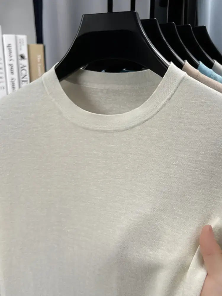 Men’s Plus Size Round Neck Short Sleeve T-Shirt