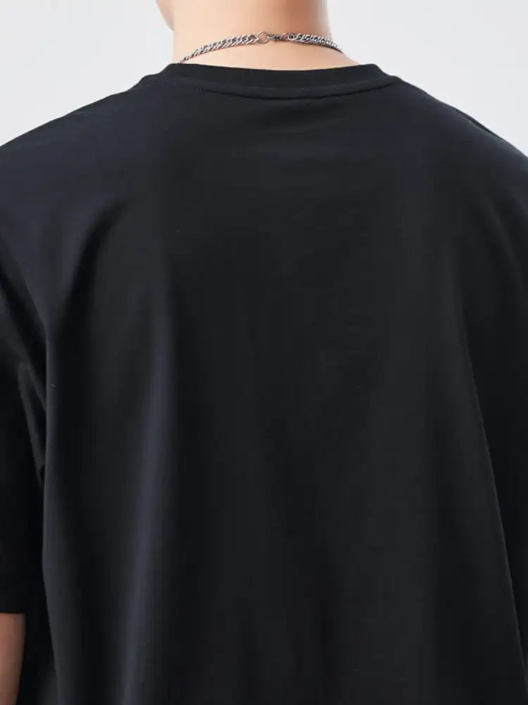 Men’s Plus Size Round Neck Short Sleeve T-Shirt