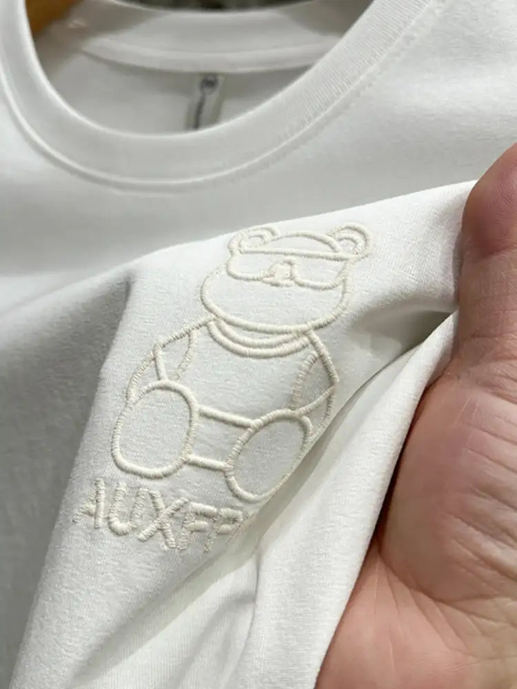 Men’s Plus Size Round Neck Short Sleeve T-Shirt