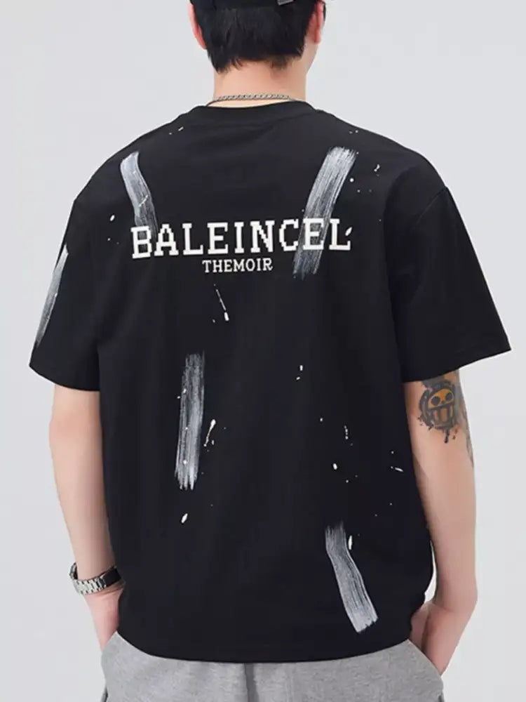 Men’s Plus Size Round Neck Short Sleeve T-Shirt