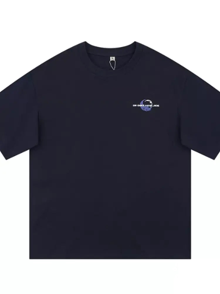 Men’s Plus Size Round Neck Short Sleeve T-Shirt