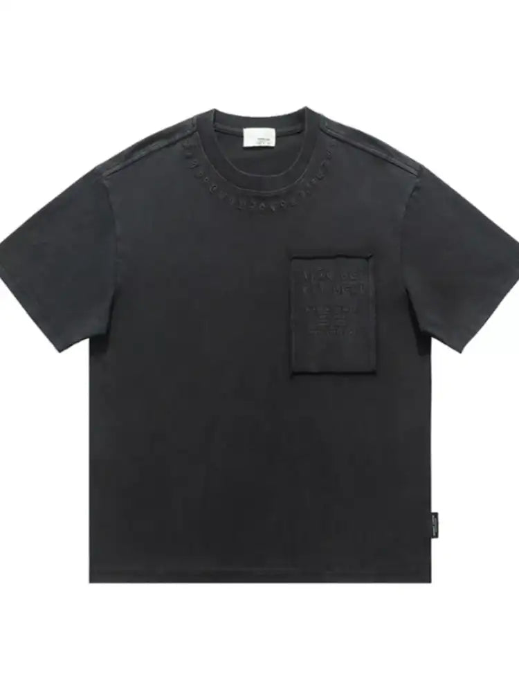 Men’s Plus Size Round Neck Short Sleeve T-Shirt