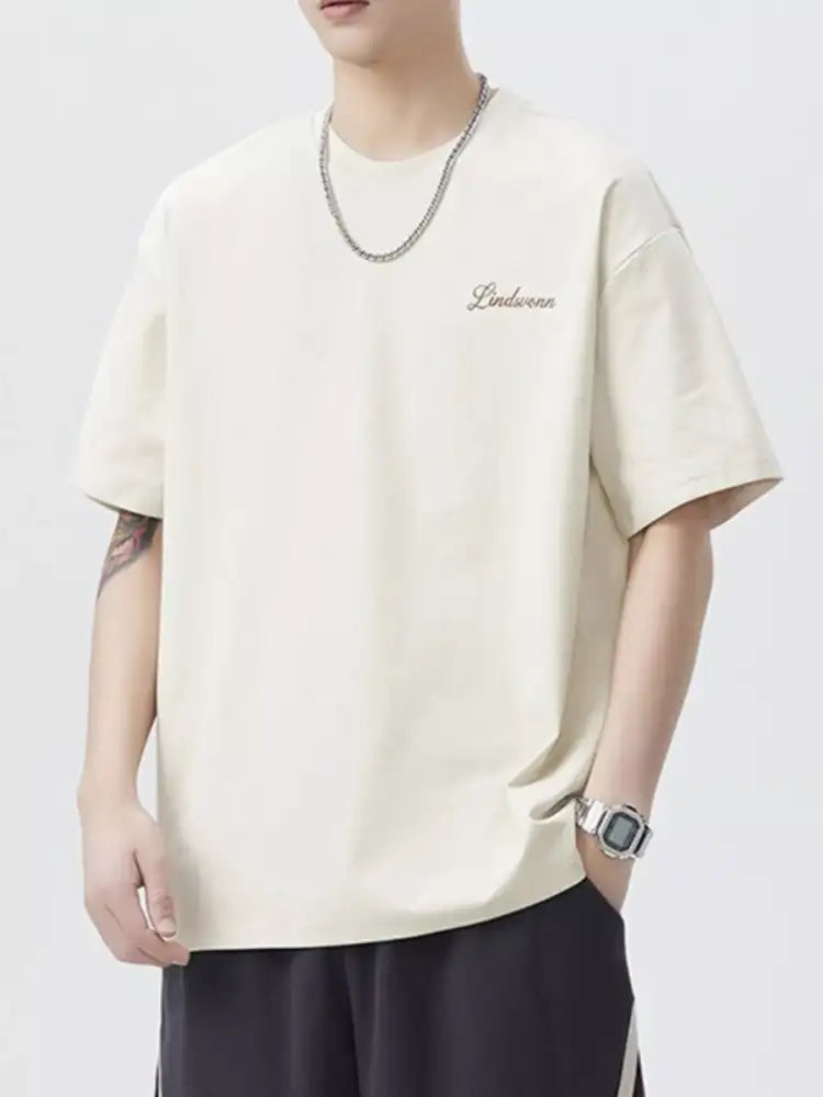 Men’s Plus Size Round Neck Short Sleeve T-Shirt