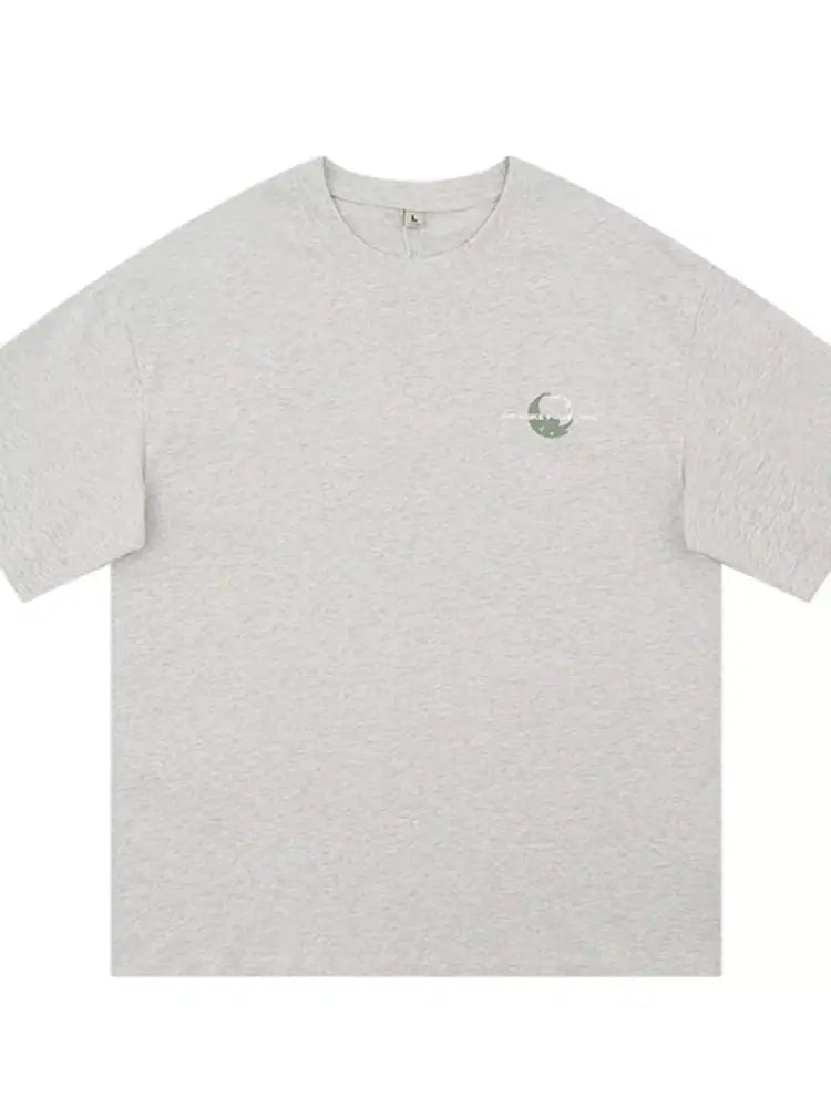 Men’s Plus Size Round Neck Short Sleeve T-Shirt