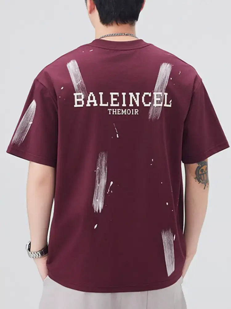 Men’s Plus Size Round Neck Short Sleeve T-Shirt