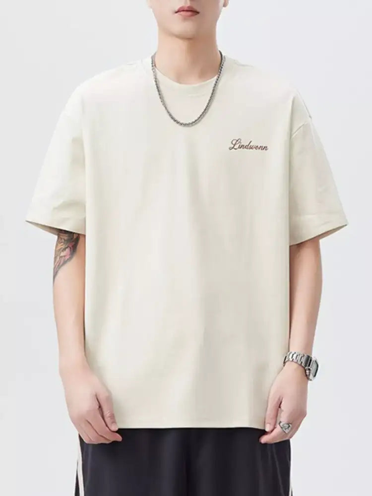 Men’s Plus Size Round Neck Short Sleeve T-Shirt