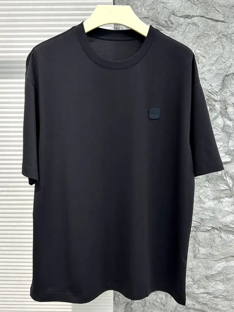 Men’s Plus Size Round Neck Short Sleeve T-Shirt