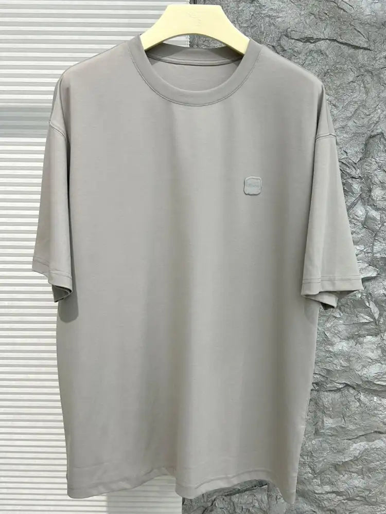 Men’s Plus Size Round Neck Short Sleeve T-Shirt