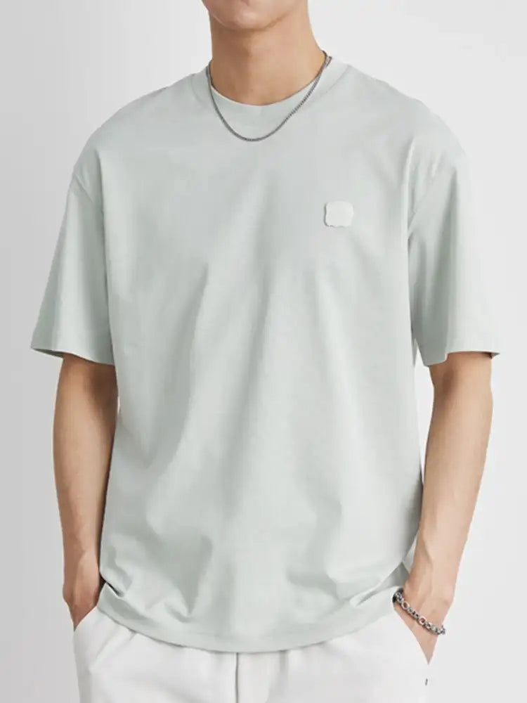 Men’s Plus Size Round Neck Short Sleeve T-Shirt