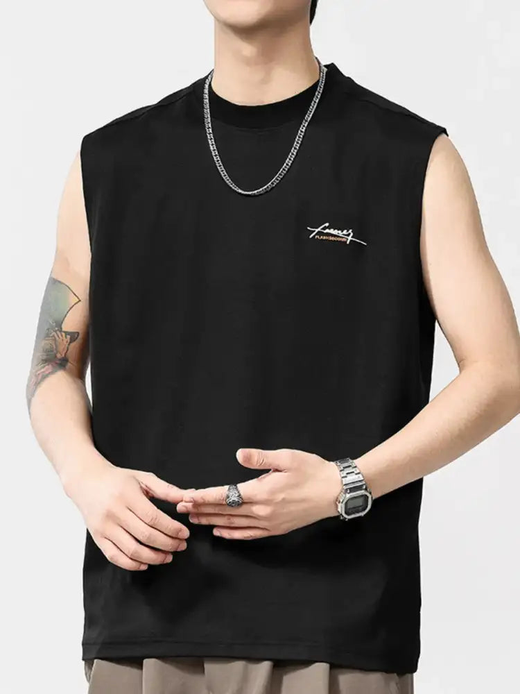 Men’s Plus Size Round Neck Tank