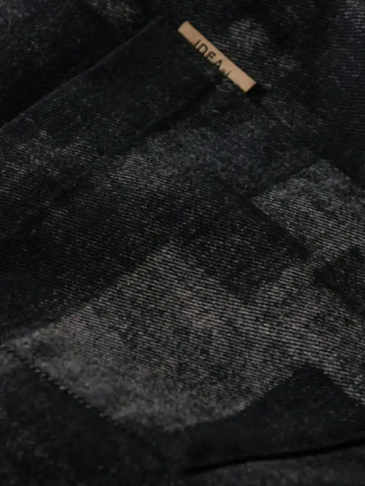 Men’s Plus Size Vintage Plaid Button-Down Shirt