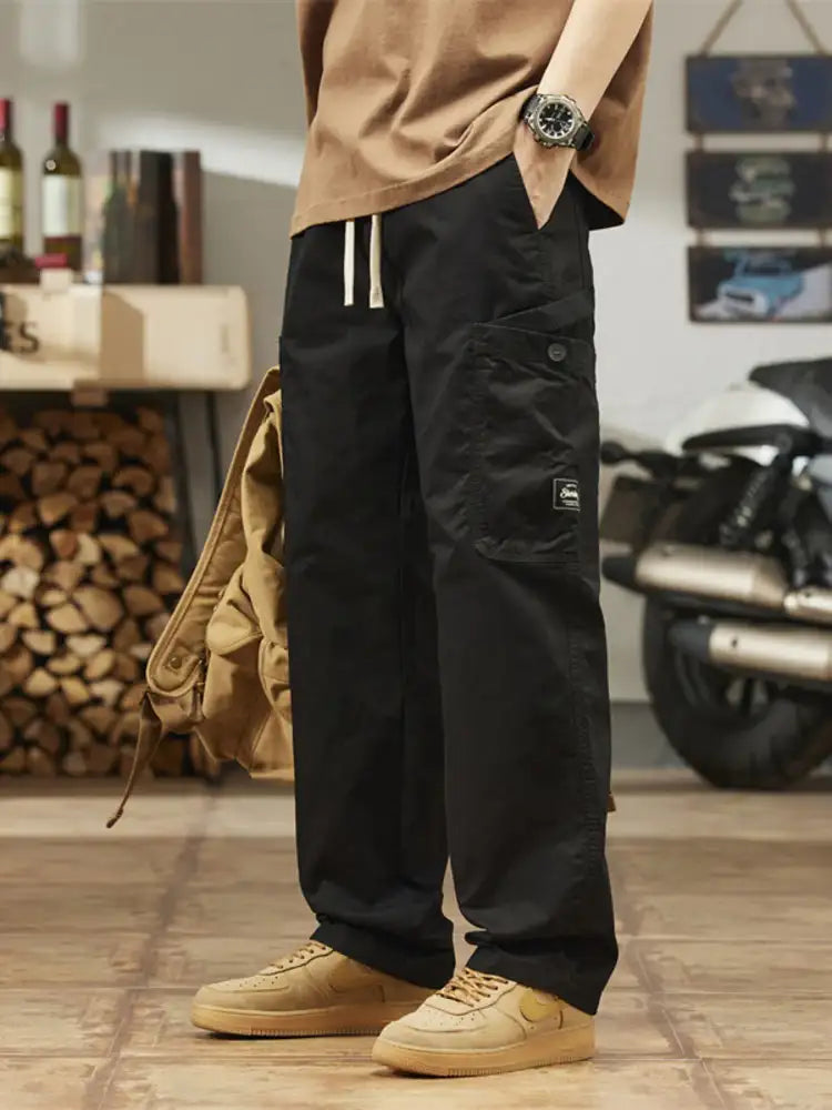 Men’s Plus Size Wide Leg Cargo Pants