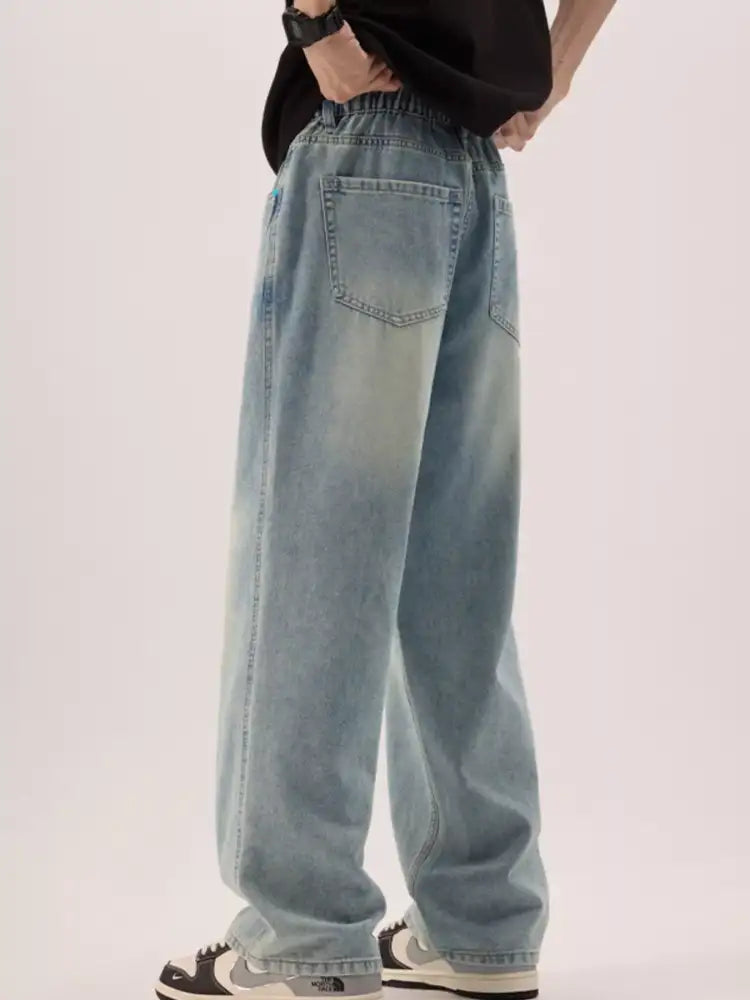 Men’s Plus Size Wide Leg Jeans