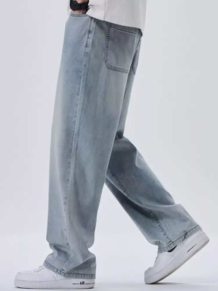 Men’s Plus Size Wide Leg Jeans