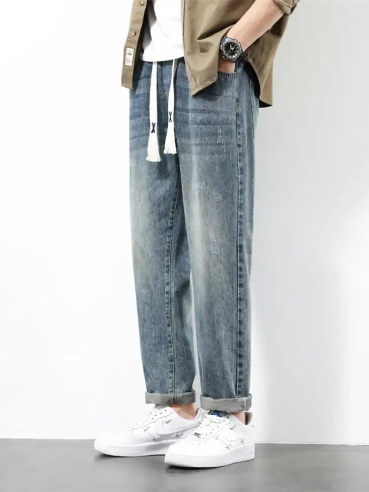 Men’s Plus Size Wide Leg Jeans