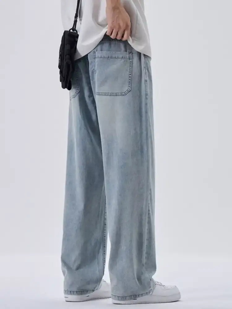 Men’s Plus Size Wide Leg Jeans