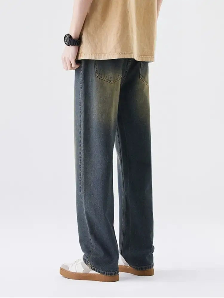 Men’s Plus Size Wide Leg Jeans