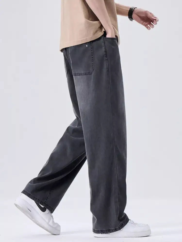 Men’s Plus Size Wide Leg Jeans