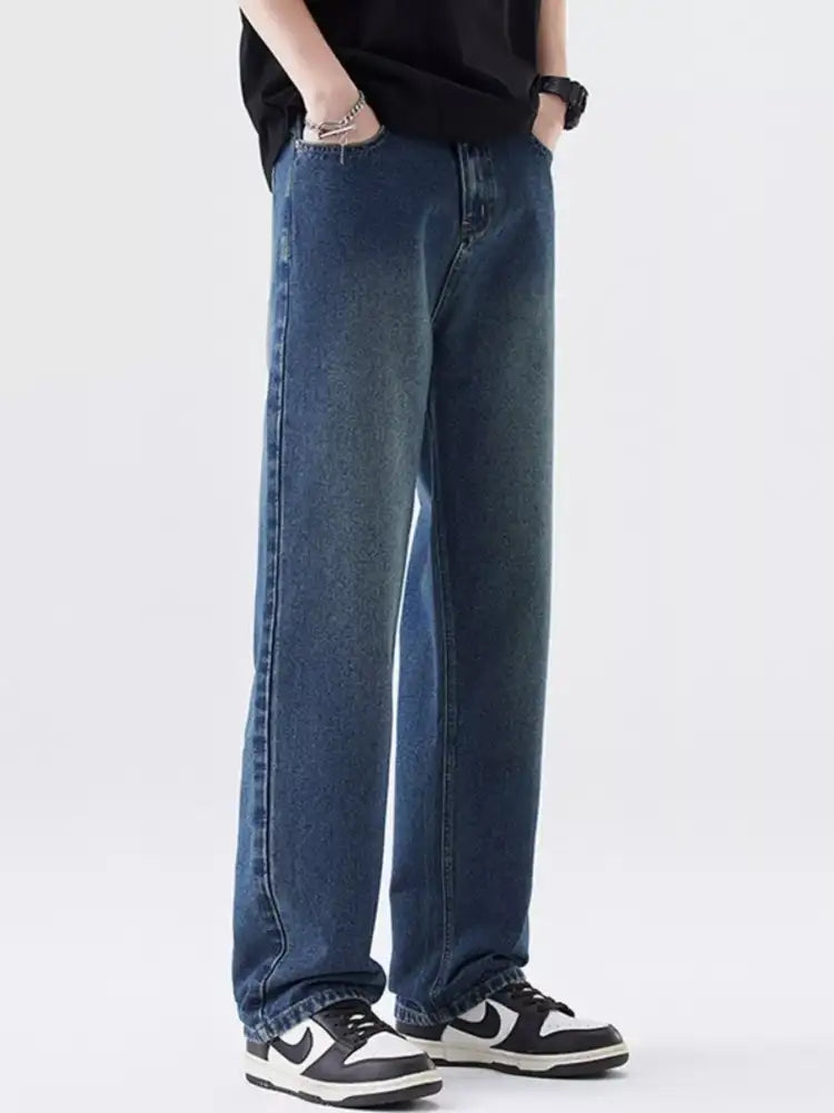 Men’s Plus Size Wide Leg Jeans