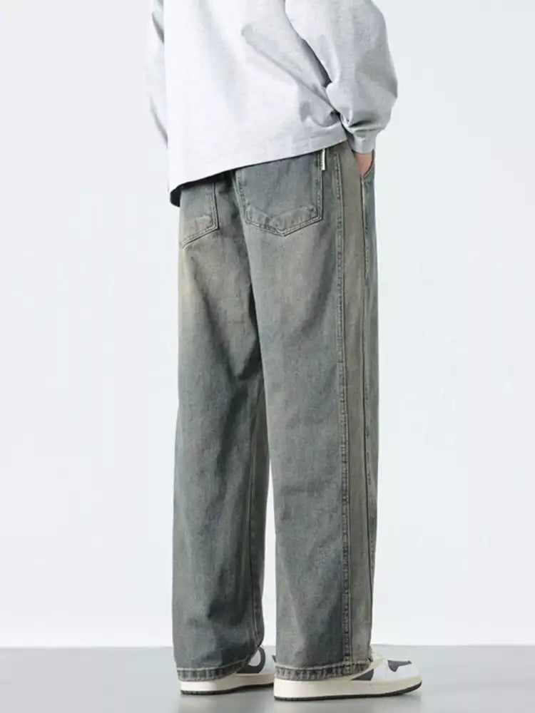 Men’s Plus Size Wide Leg Jeans