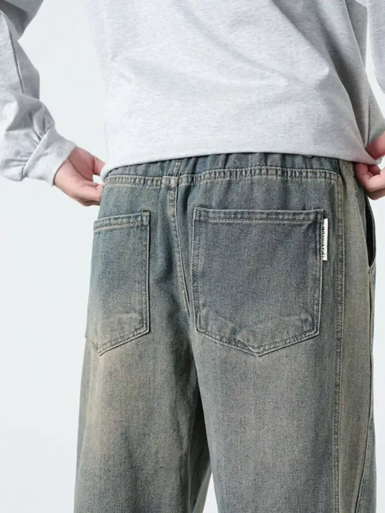 Men’s Plus Size Wide Leg Jeans