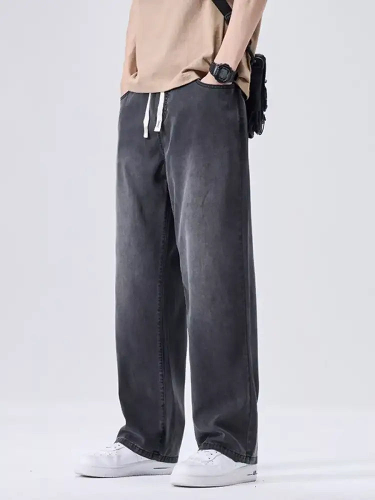 Men’s Plus Size Wide Leg Jeans