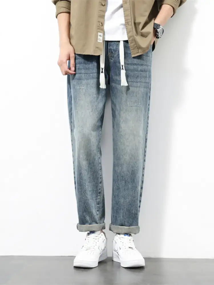 Men’s Plus Size Wide Leg Jeans