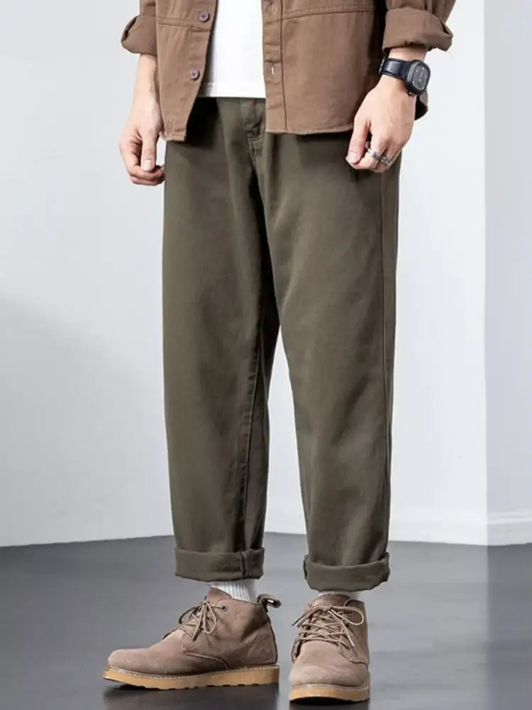 Men’s Plus Size Wide Leg Pants