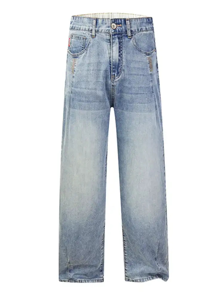 Men’s Plus Size Wide Leg Relaxed Fit Jeans
