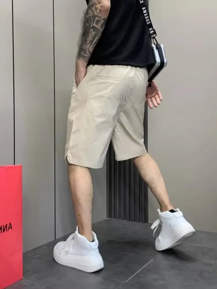 Men’s Plus Size Wide Leg Shorts