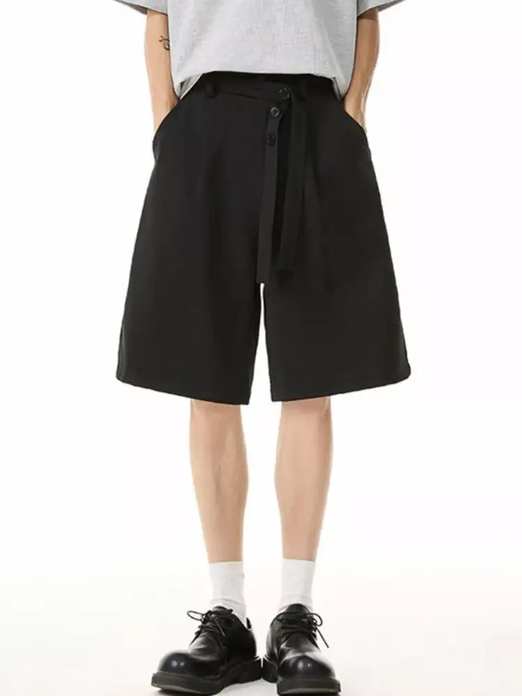 Men’s Plus Size Wide Leg Shorts