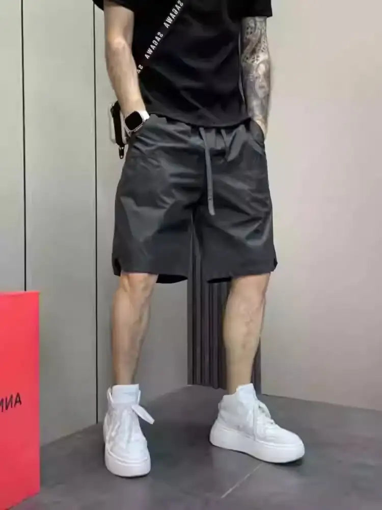 Men’s Plus Size Wide Leg Shorts