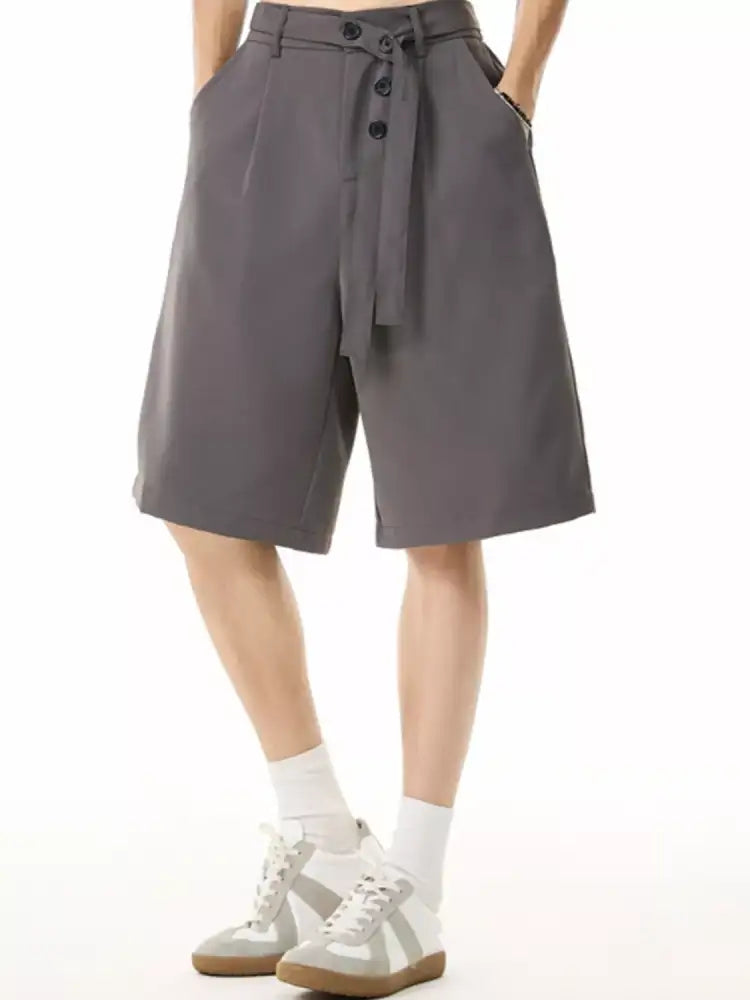 Men’s Plus Size Wide Leg Shorts